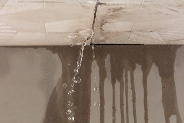 Professional Burst Pipe Cleanup technician working in Hertel, WI